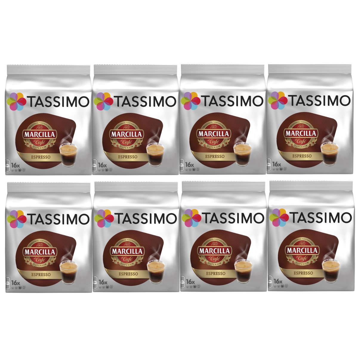 Tassimo Cápsulas de Café Marcilla Desayuno Big Pack