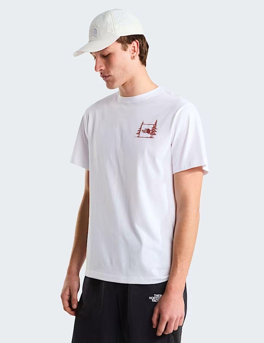 Camiseta The North Face Camping Relaxed Tee-Graph Blanco