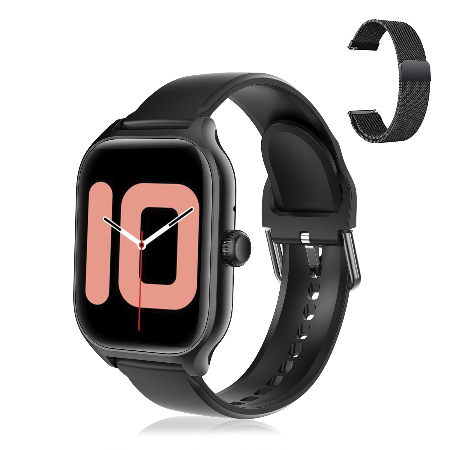 DAM. Smartwatch GT4 Pro con llamadas BT, notificaciones push. Medición deportivo y de salud. Corona multifunción. 4,2x1,2x5,2cm