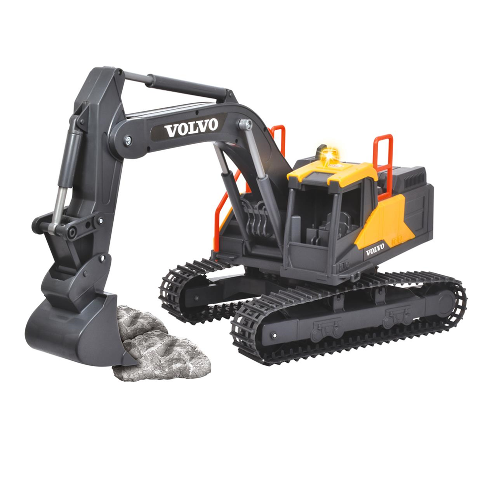 Excavadora Volvo Radio control 60 Cm Con Luz Y Sonido (Smoby 203729018)