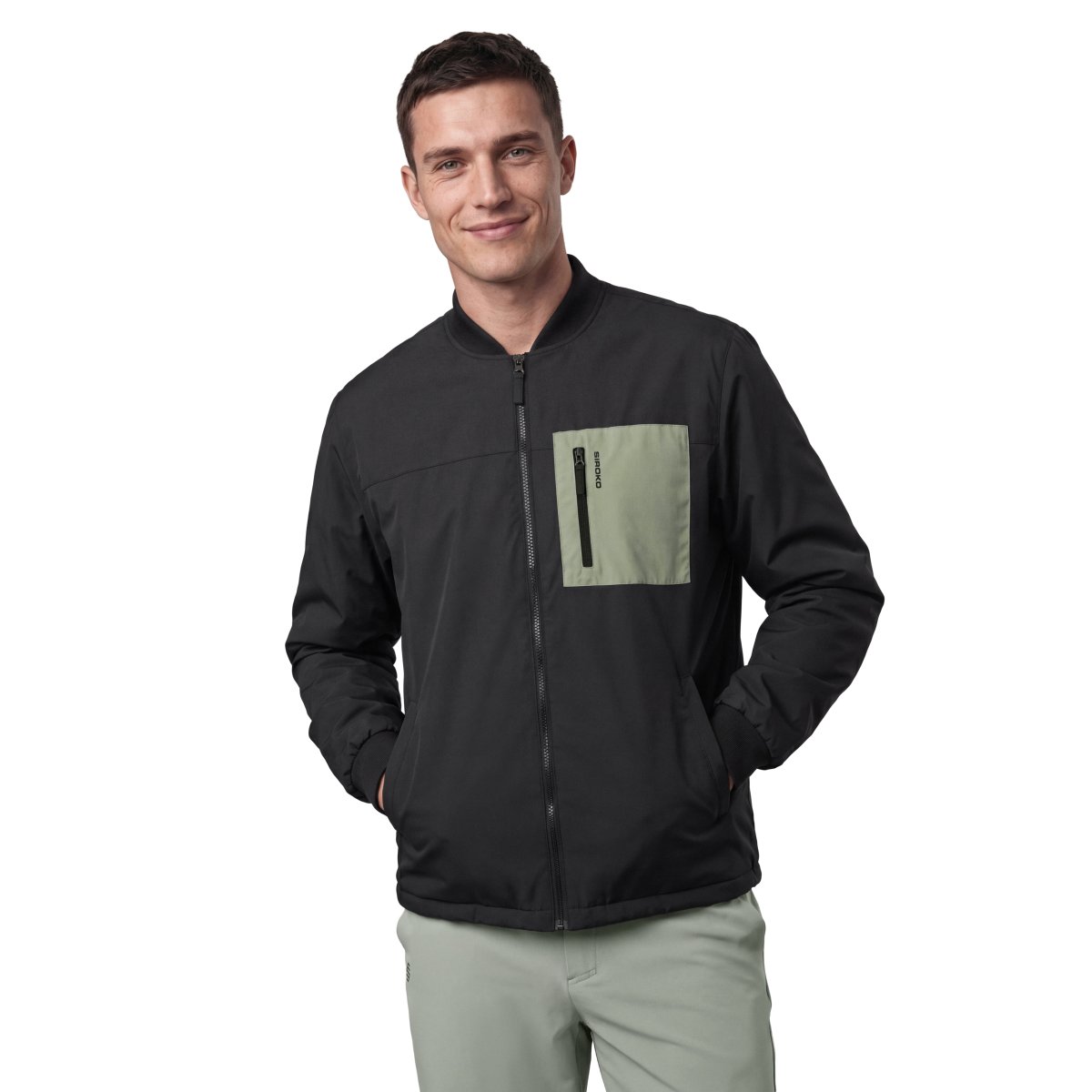 SIROKO - Chaqueta bomber insulada de Montaña Siroko Sarek Black_