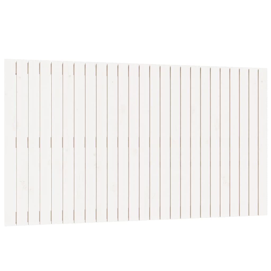 vidaXL Cabecero de cama de pared madera maciza de pino 159,5x3x90 cm
