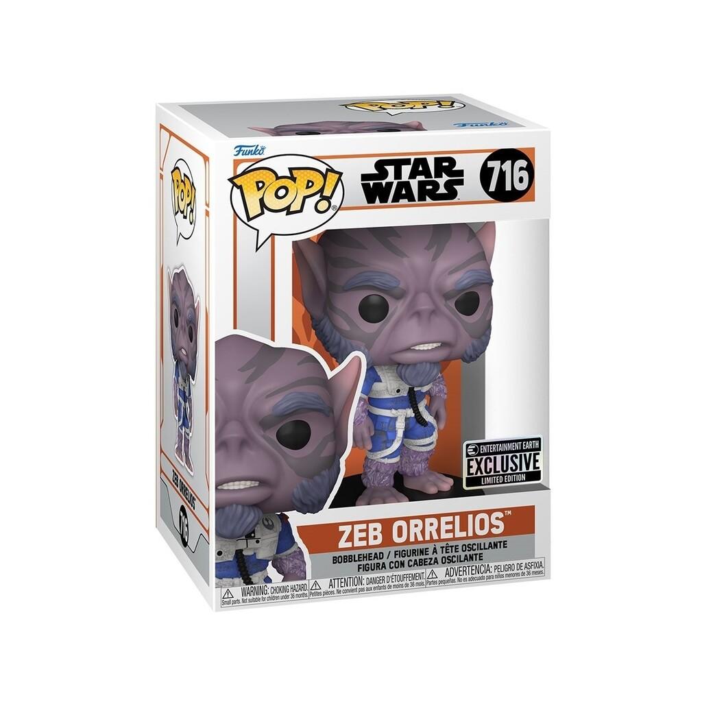Funko Pop Star Wars Entertainment Earth Exclusive Figura Zeb Orrelios Limited Edition