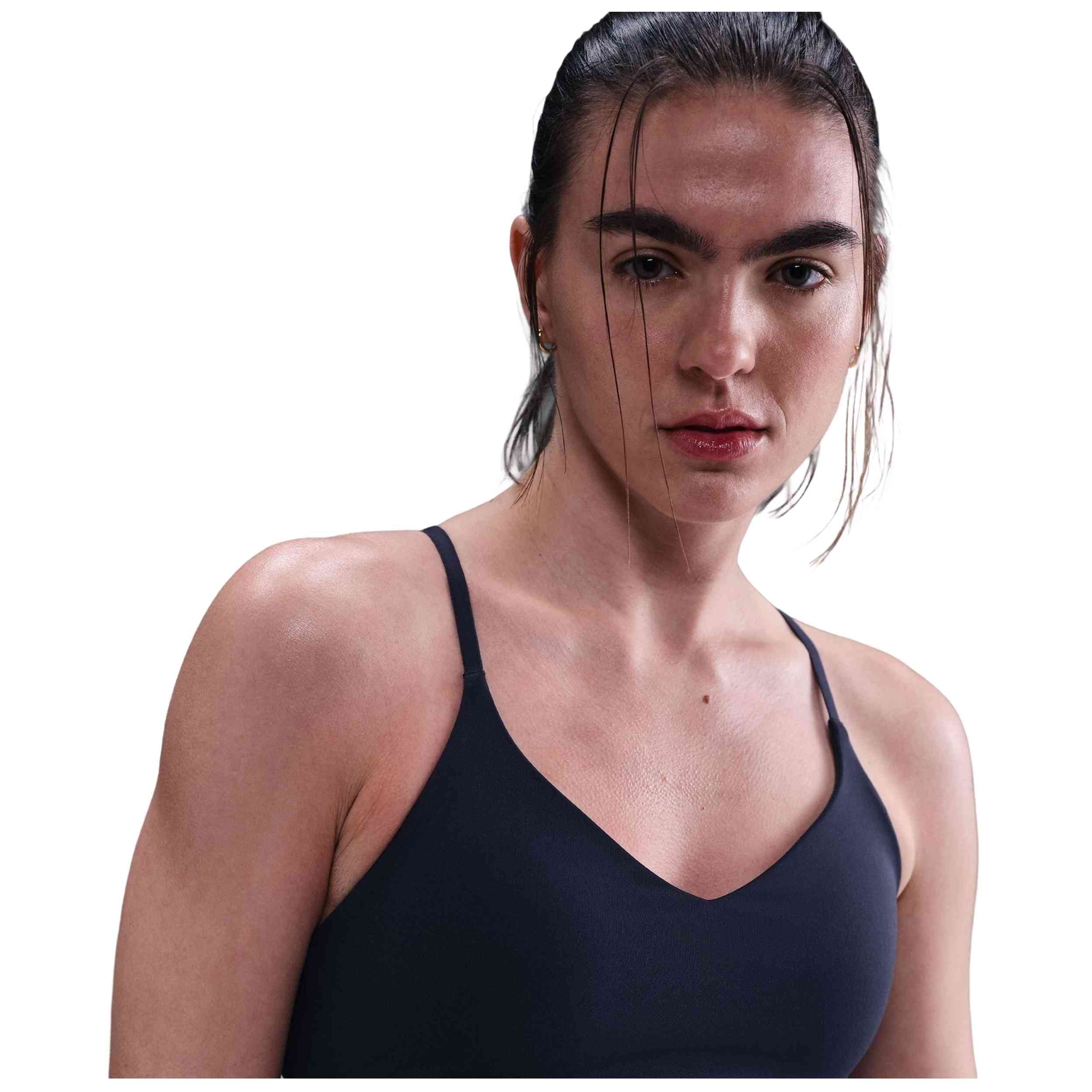Top Nike Indy Light Support Nike en color Azul Oscuro