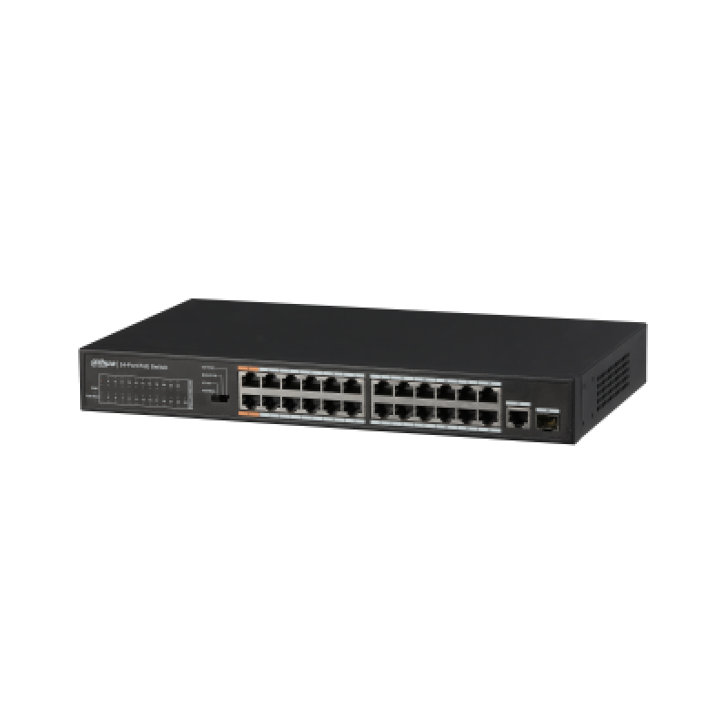 Dahua - Dh-pfs3125-24et-190 - 25-port Unmanaged Switch With 24-port Poe