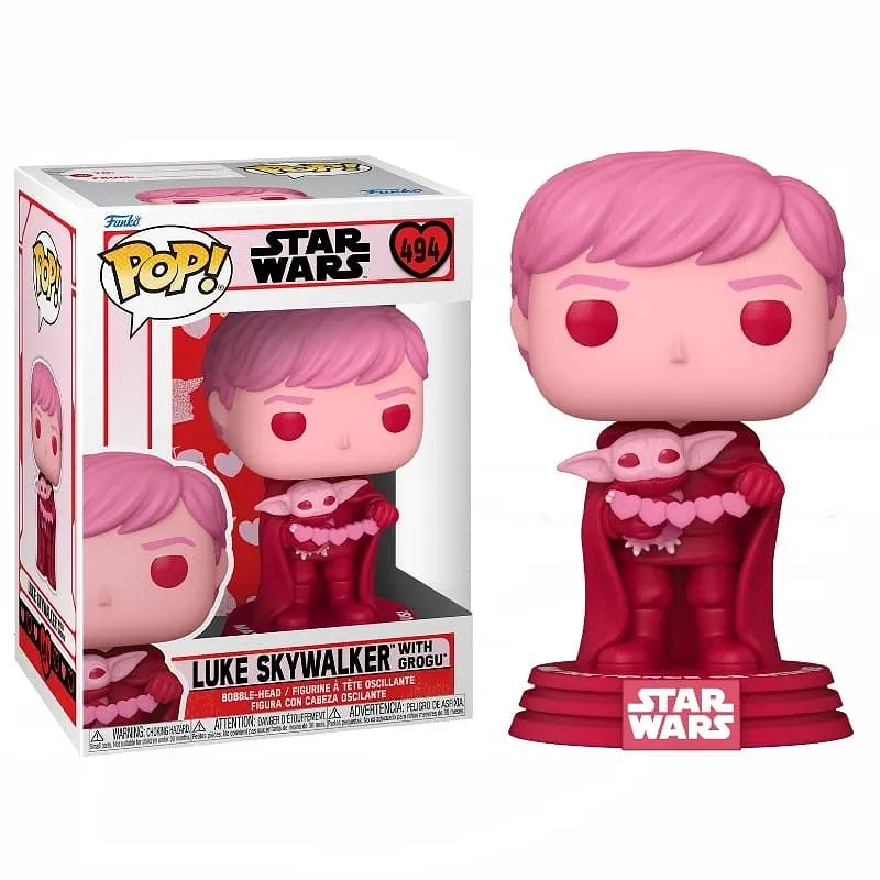 Funko Pop Luke Skywalker With Grogu - Star Wars The Mandalorian 494