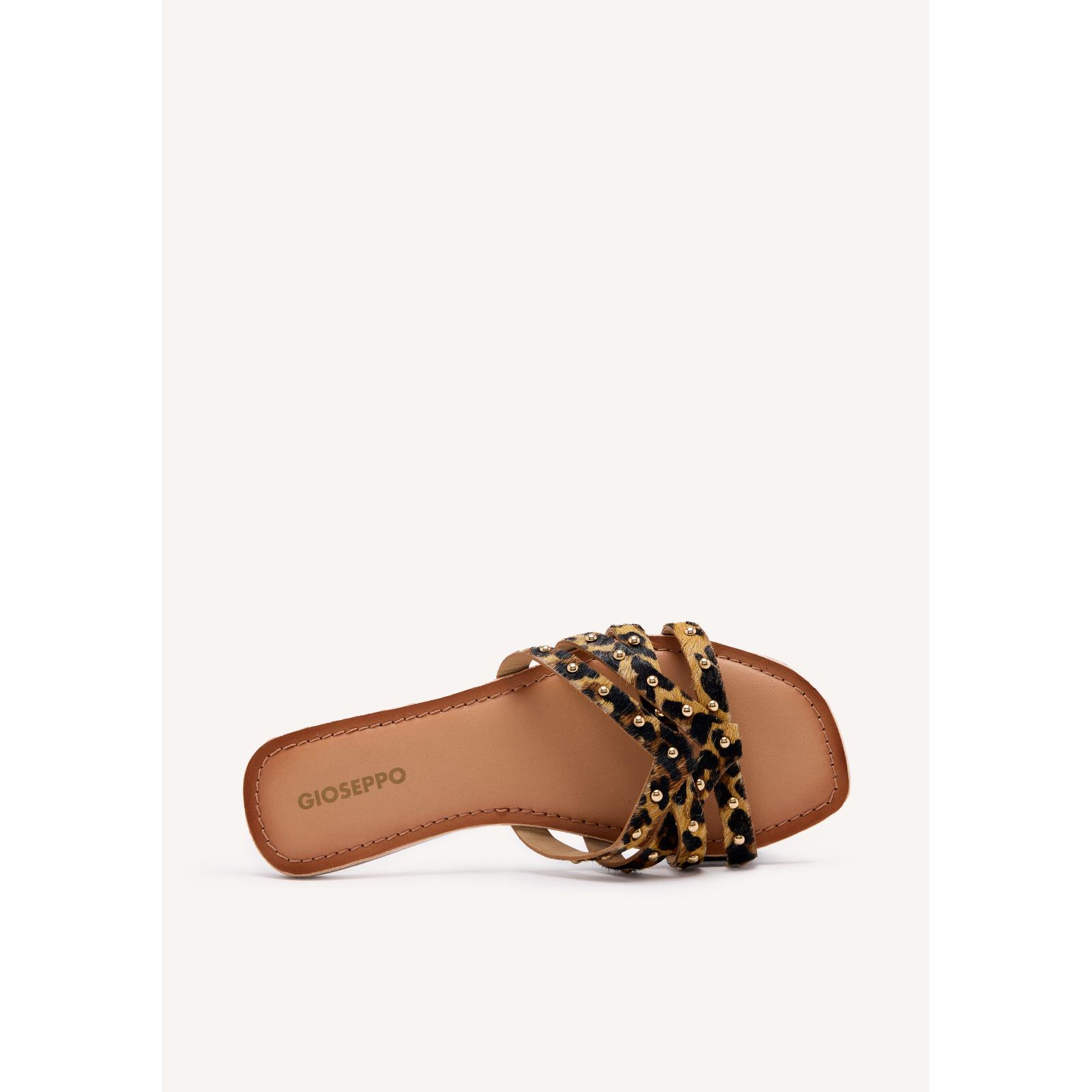 Sandalias Piel Leopardo Isabelle