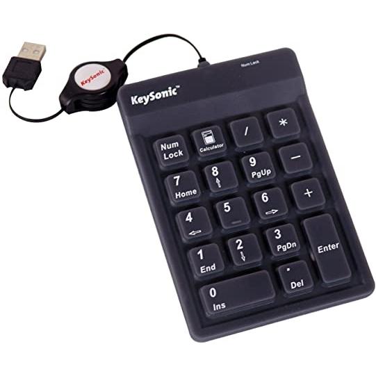 KeySonic ACK-118 BK - Teclado (QWERTZ) [Importado de Alemania]