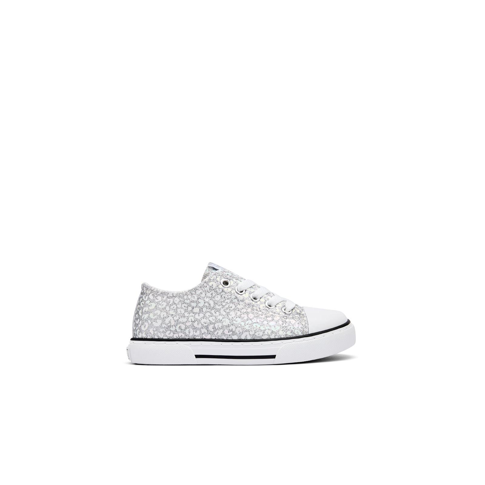 Conguitos - Zapatillas de Niña con Glitter Plata para Niña