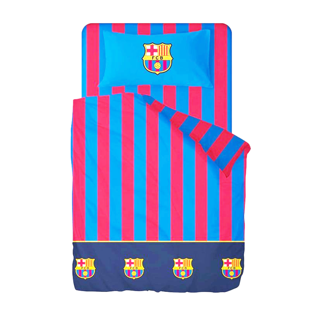 Funda Nórdica FC Barcelona Rayas Estrechas Para Cama De 150 79820