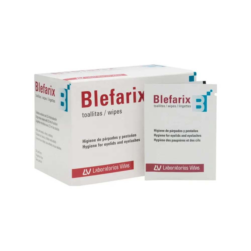 Blefarix parpados y pestañas toallitas 20 uds