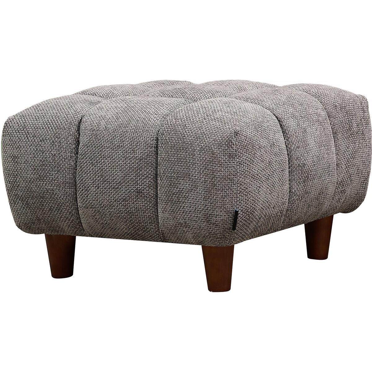 Habitat y Jardin - Otomana para sofá recto "Matignon" - 70 x 70 x 46 cm - Gris -