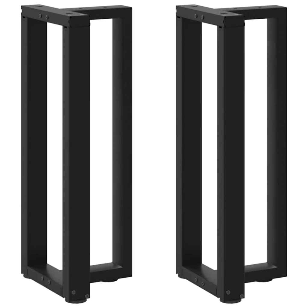 vidaXL Patas para consola en forma de T (2 unidades) 25 x 28 x (72-73) cm, acero