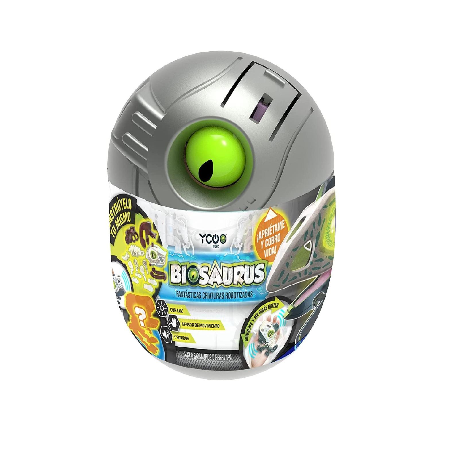 Bizak Bio Saurus Pack Individual (62008056) - Tamaño pequeño - Modelo aleatorio - No se puede elegir el modelo, es un modelo sorpresa -.