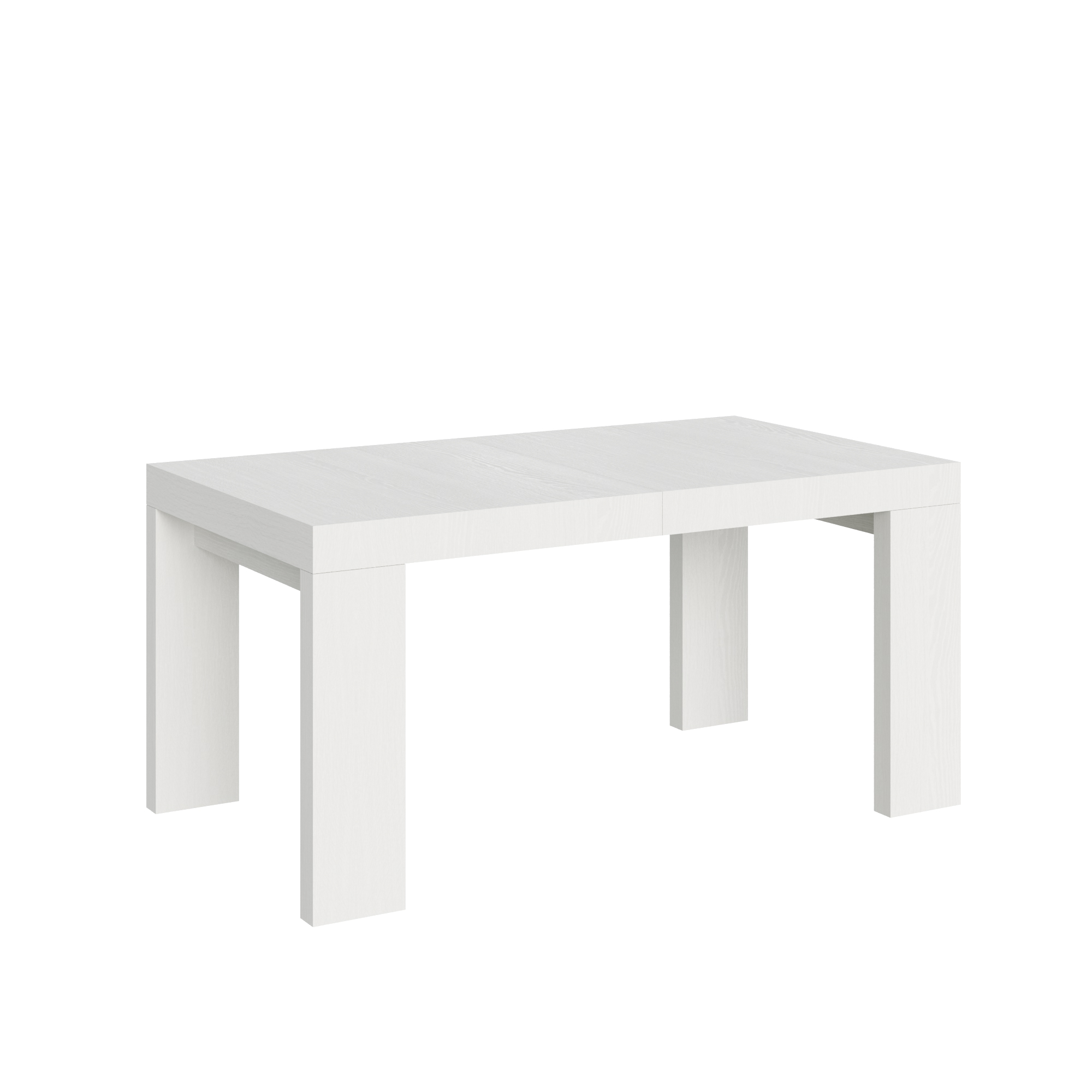 Mesa extensible 90x160/420 cm Roxell Fresno Blanco - Itamoby
