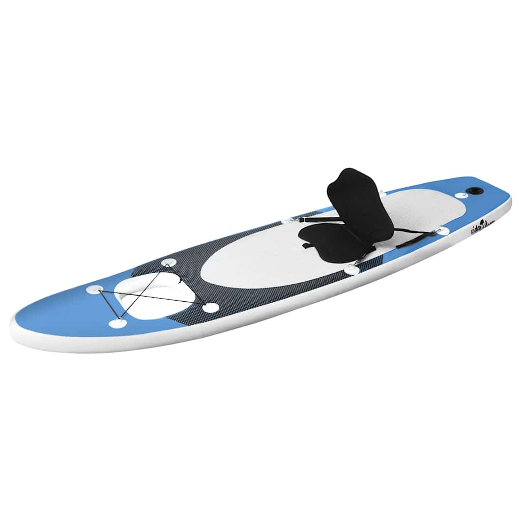 vidaXL Set de Tabla de Paddle Surf Hinchable Marino 330x76x10 cm Piscina Color Azul mar,  Negro,  Rojo y mas