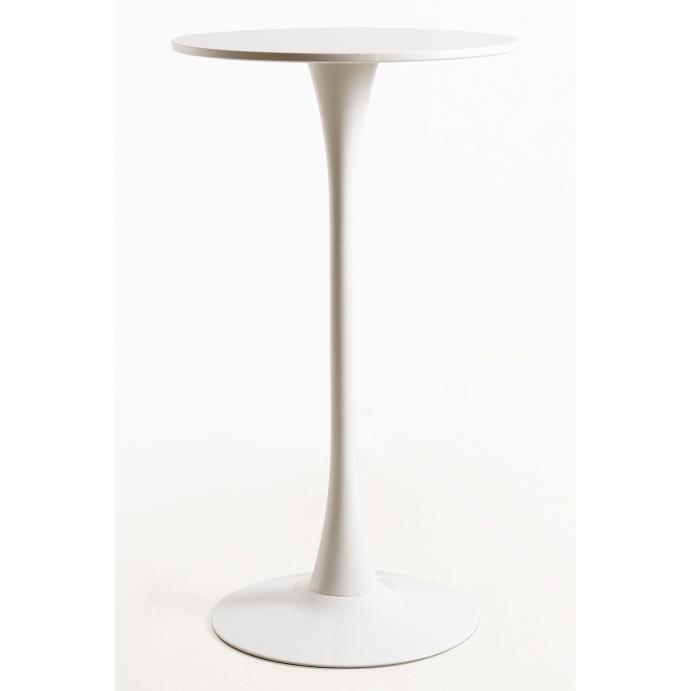Regalos Miguel - Estilo Nórdico - Mesa Kolio Alta 60 cm - Blanco