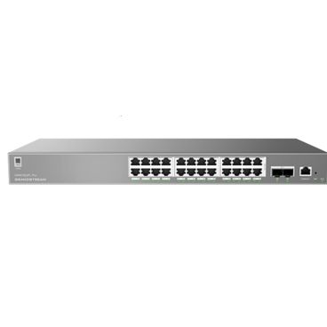Switch Grandstream GWN7803PL Pro 24 Puertos Gigabit PoE+, 2 Puertos 10G SFP+