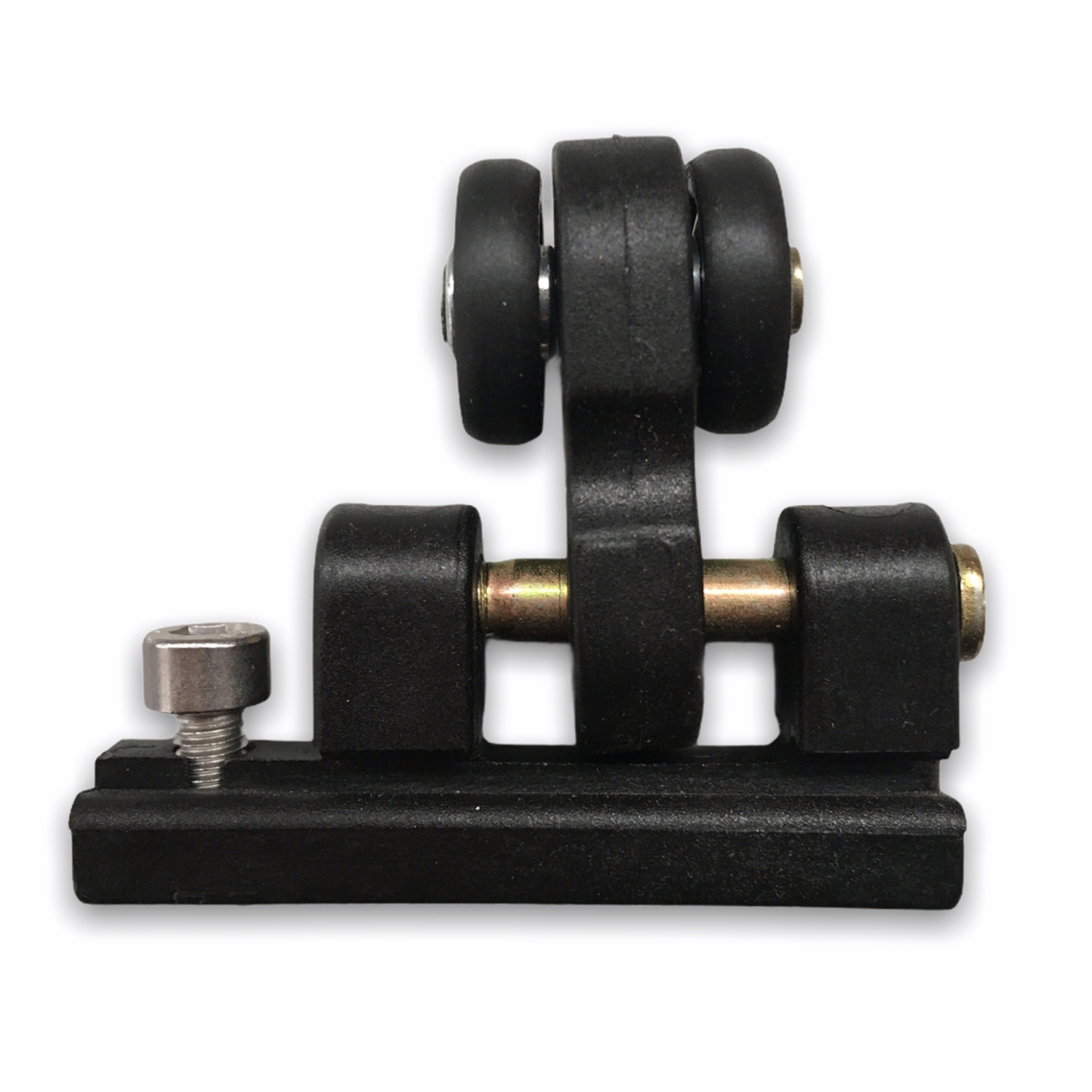 Teletoldo Polea Móvil con Rodamiento Interior para Pérgolas , Ideal para Guías con Hendidura de 10 mm y Facilidad de Movimiento