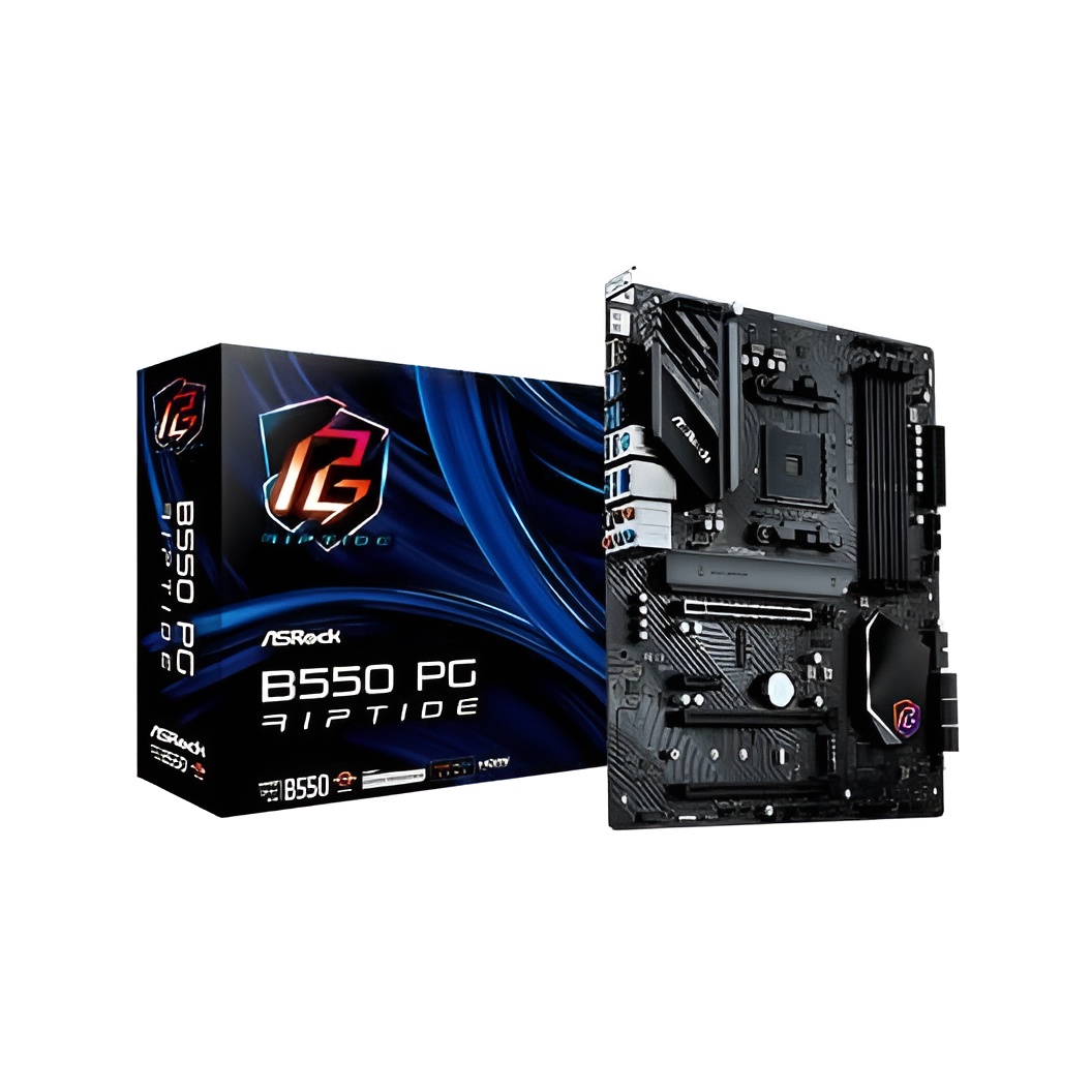 Asrock Placa Base AMD AM4 B550 Phantom Gaming Riptide ATX 4XDDR4 6XSATA6 USB-C