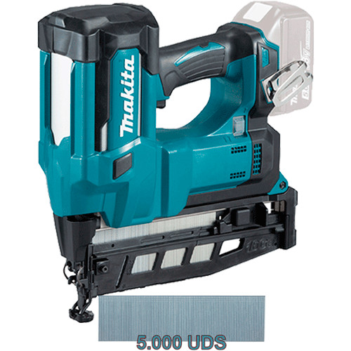 MAKITA - Clavadora MAKITA DBN600Z 18V Ø1,4mm 60mm + 5000 Clavos Medida Seleccionable