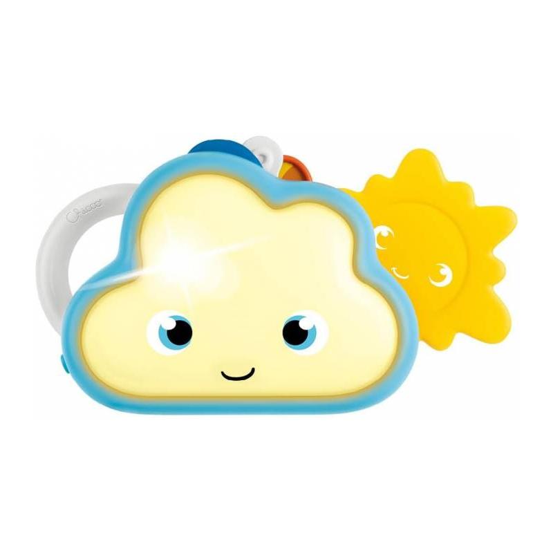 Chicco LA NUBE PARLANCHINA - Juguete Educativo - Aprende el Tiempo - Luz Suave - Fácil de Trasladar