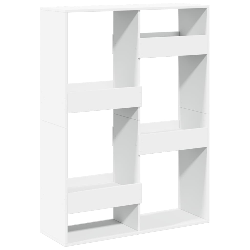 vidaXL Separador de ambientes madera ingeniería blanco 100x33x135 cm