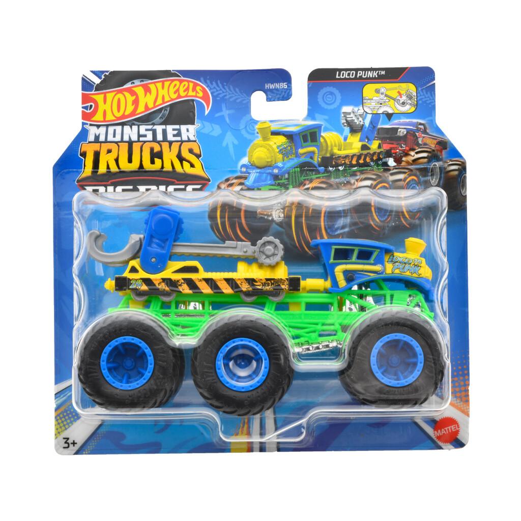 Hot Wheels Vehículo Monster Trucks Big Rigs Vehículos miniatura a escala Mattel