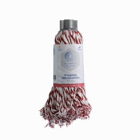 Fregonas de Microfibra y Algodón Minitrenzas Bicolor Super Absorbente Gran Poder de Secado Resistente y Duradera Rosca Universal