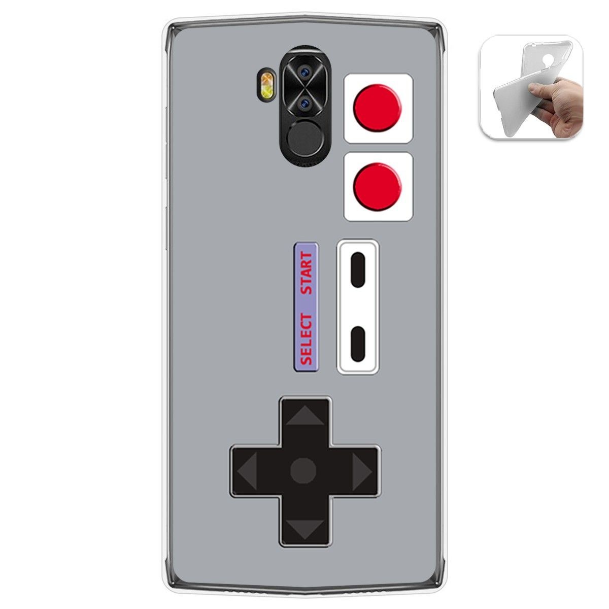Tumundosmartphone Funda Gel Tpu para Doogee N100 diseño Consola Dibujos