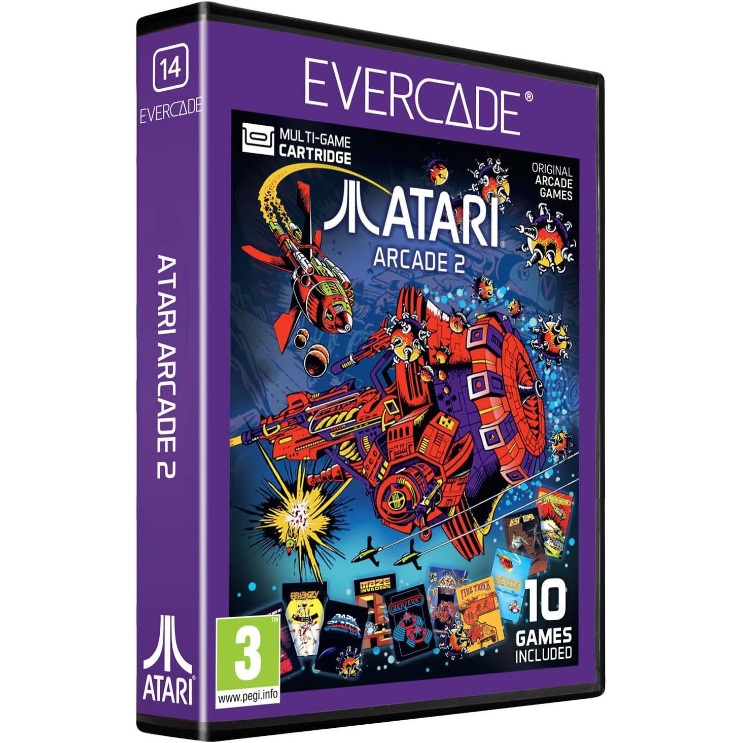 Cartucho evercade atari arcade arcade 2