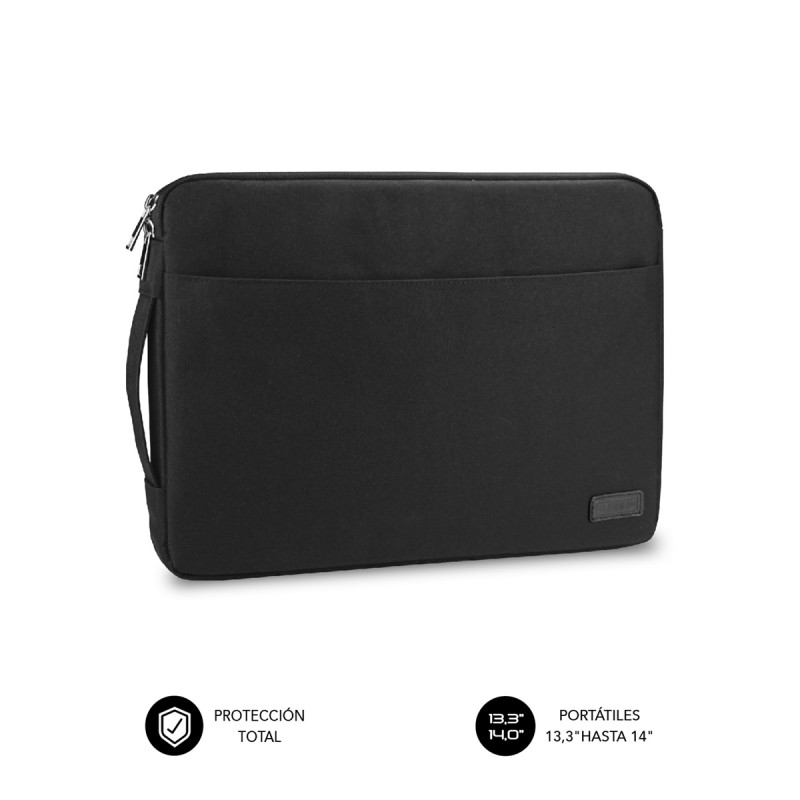 SUBBLIM - Funda Ordenador Urban Laptop Sleeve 13,3-14" Black SUB-LS-0PS0001
