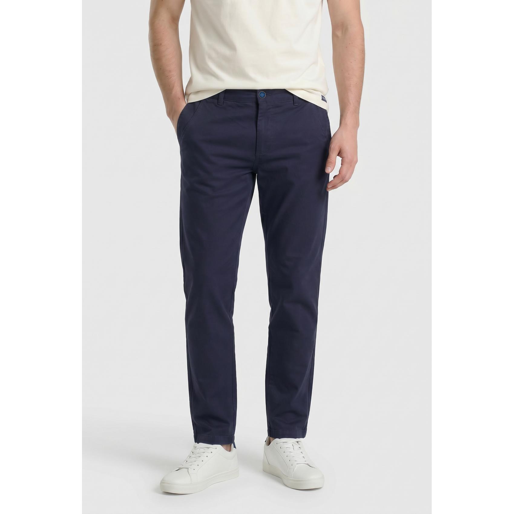 Pantalón Valecuatro chino clásico azul marino