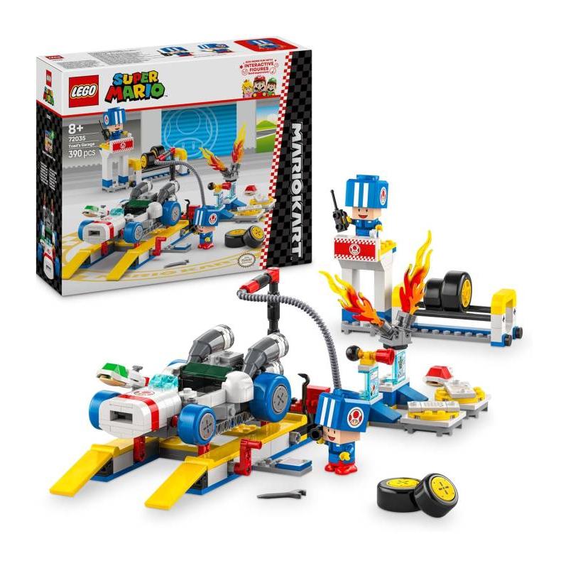 LEGO SUPER MARIO MARIO 72035 KART GARAJE DE TOAD