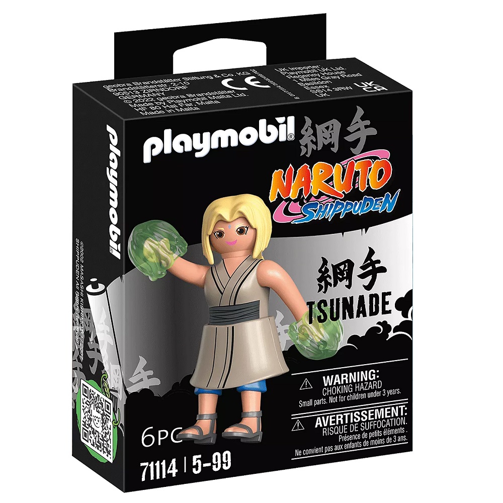 PLAYMOBIL NARUTO SHIPPUDEN - TSUNADE 71114, PRODUCTO CON LICENCIA OFICIAL, ENVIO 24-48 HORAS PENÍNSULA, PIEZAS, CLICKS, COLECCIONABLES, JUGUETES, FIGURA, MUÑECO, FAMOBIL, 100% ORIGINAL