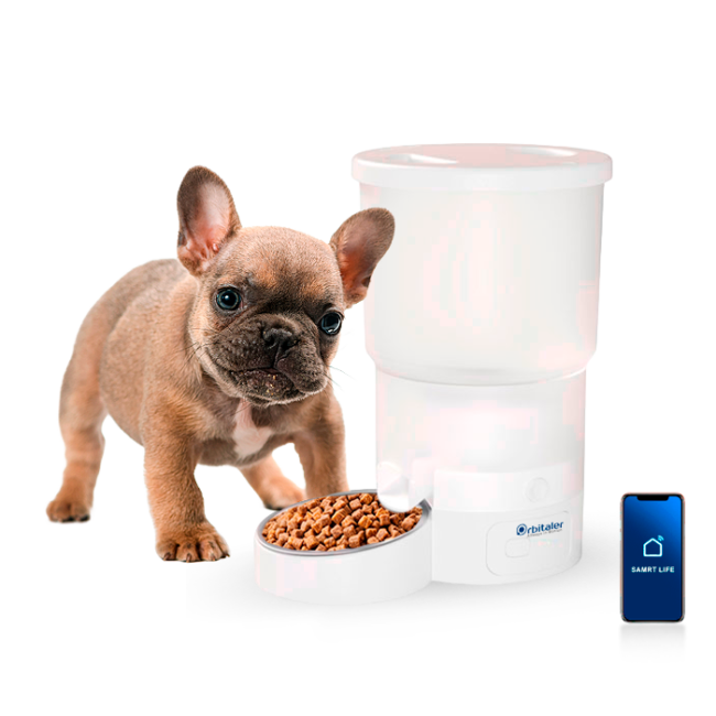 Orbitaler Yupiter® GalaxyGourmet 5000 Smart Feed Dispensador automático de comida para perros y gatos
