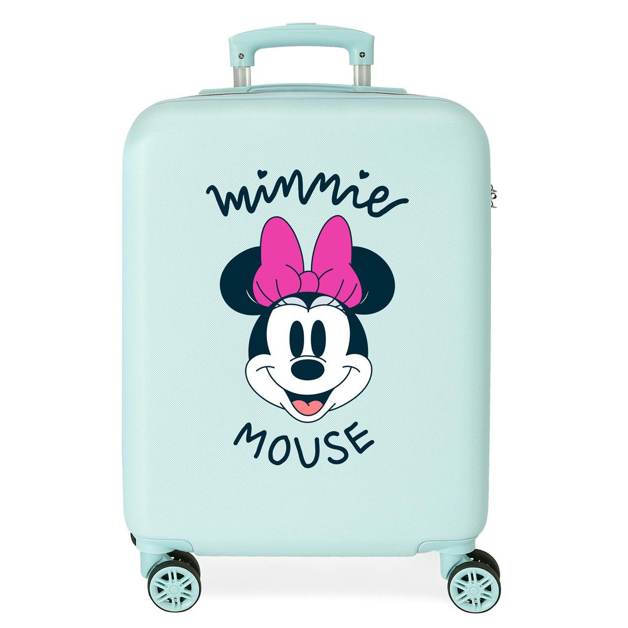 Disney Minnie Maleta De Cabina ABS Rígida Minnie Teen Azul