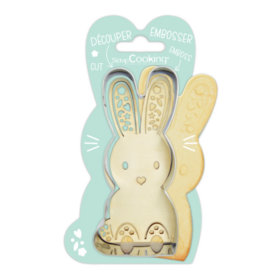 Cortador de Galletas Scrapcooking - Conejo de Acero Inoxidable
