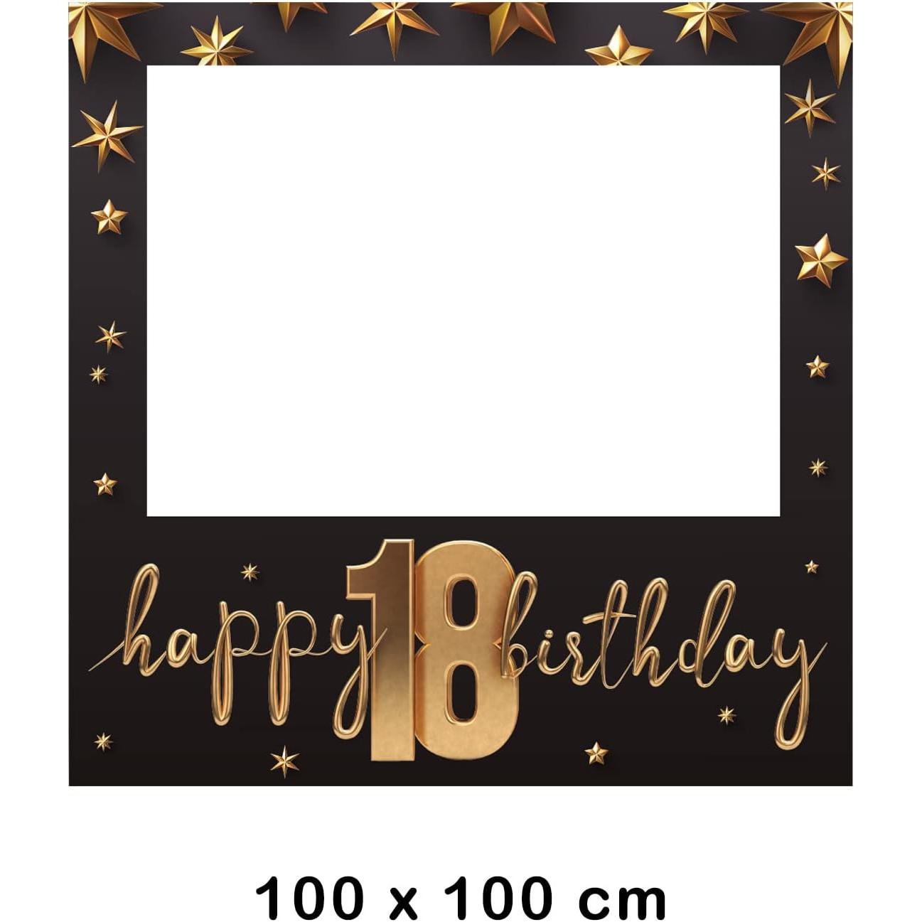 Oedim Feliz 18 Cumpleaños 100 X 100 Cm, Eventos O Celebraciones