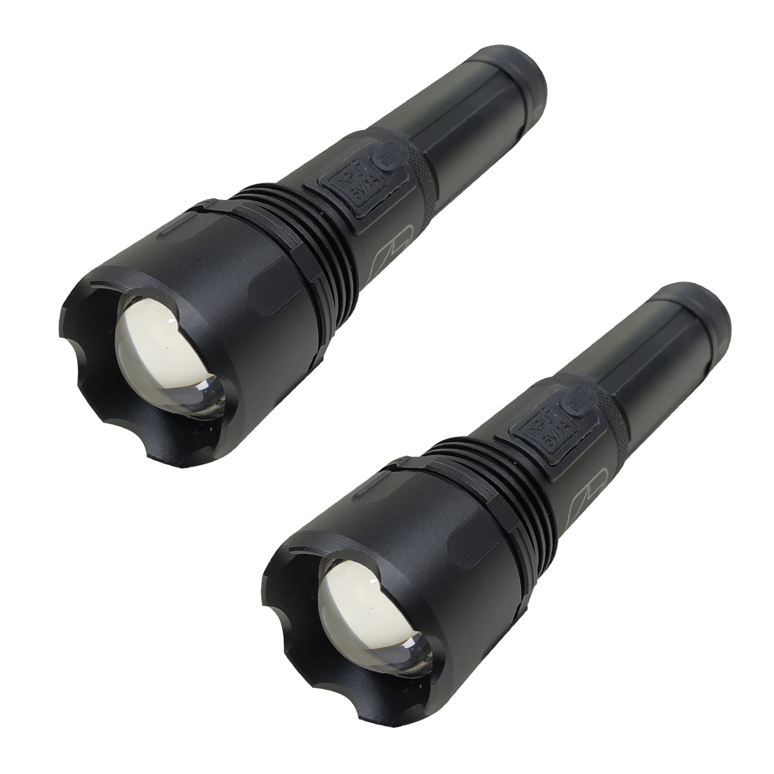 LED ATOMANT Linterna LED Recargable USB con Zoom, Alta Potencia y Batería 18650 de Larga Duración, 5 Modos de Luz, IPX4 Resistente al Agua, Ideal para Uso Táctico, Trabajo, Camping, Senderismo, Ciclismo y Actividades al Aire Libre