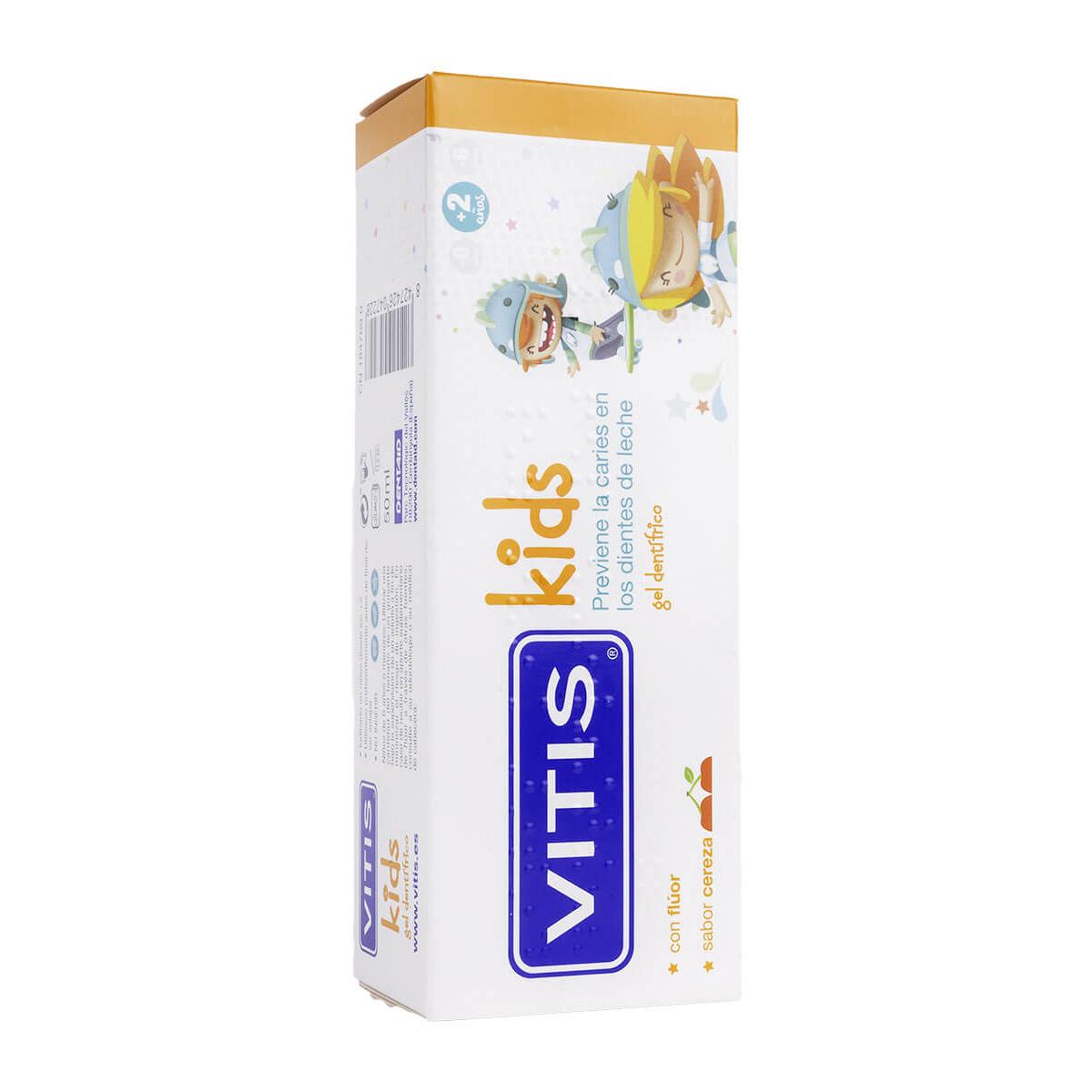 Vitis kids gel dentrífico 50 ml