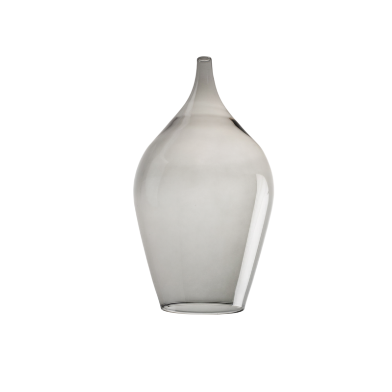 Ares Pyrex vidrio borosilicato gris d. 20 H.37 Ø20 BL273-VT-DM20-GR - Bonetti Illumina