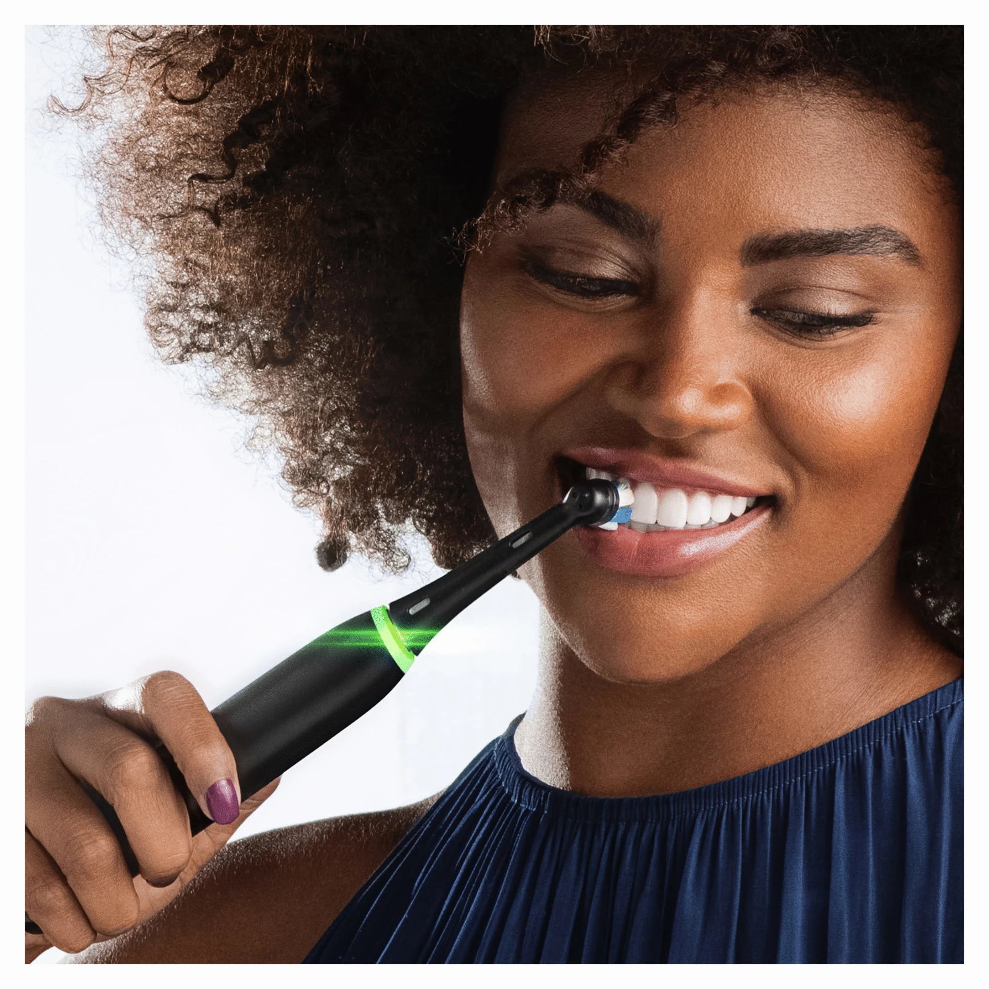 Cepillo dental Adulto vibratorio Braun CP04332106  | Sensor de presión inteligente, Bluetooth, negro