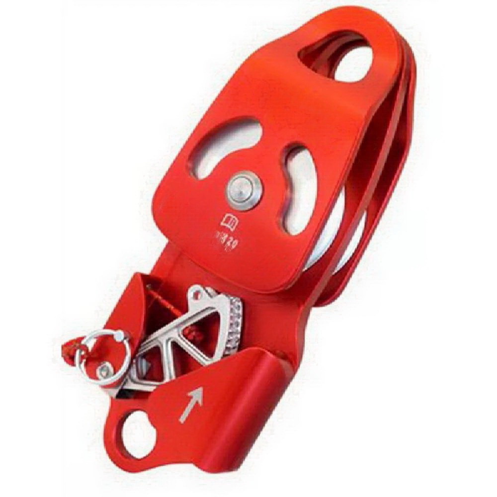 MAMIGA Polea doble con Juma 40 kN 13 mm EN12278-567-NFPA1983 FS