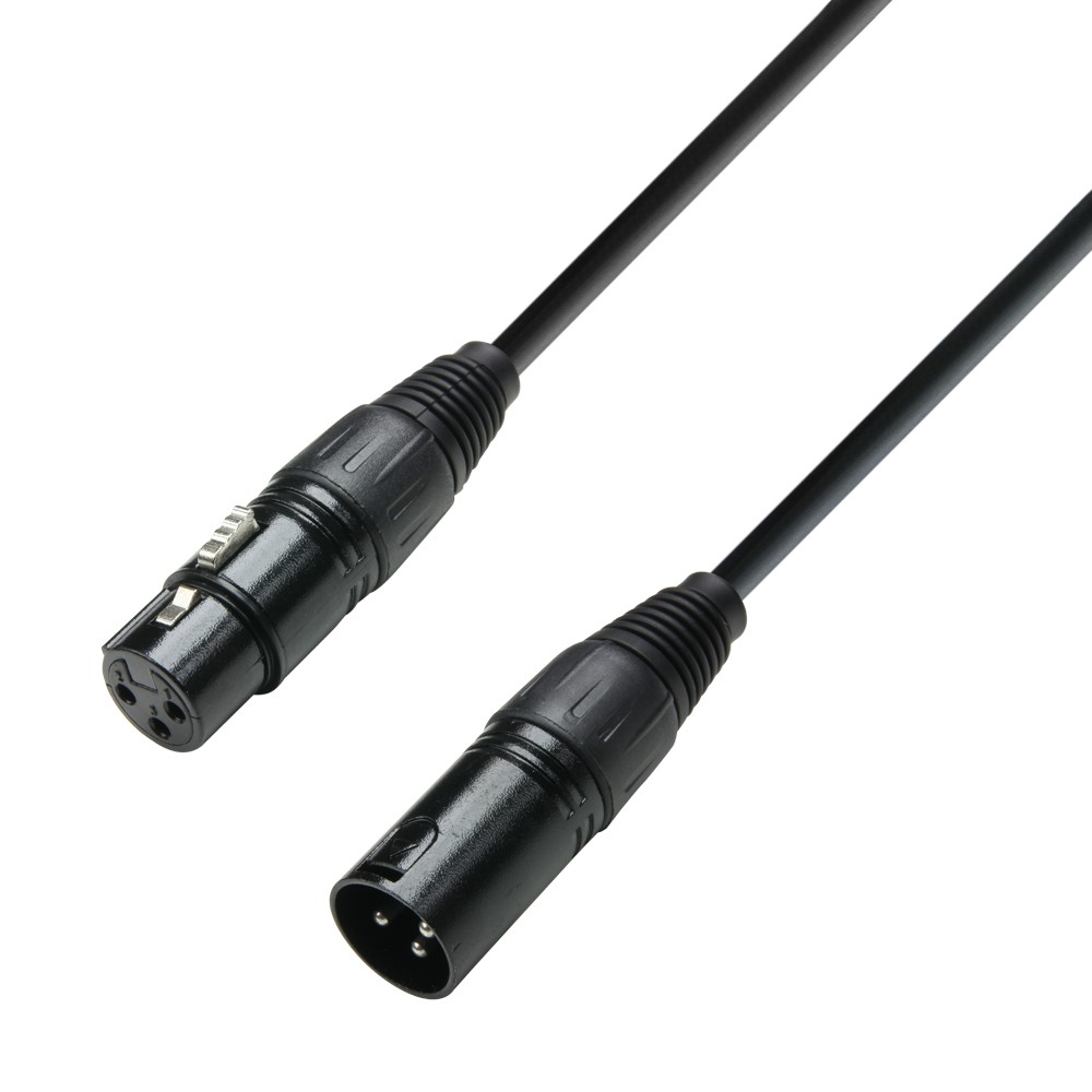Cable DMX Adam Hall XLR Macho a XLR Hembra 15m Negro