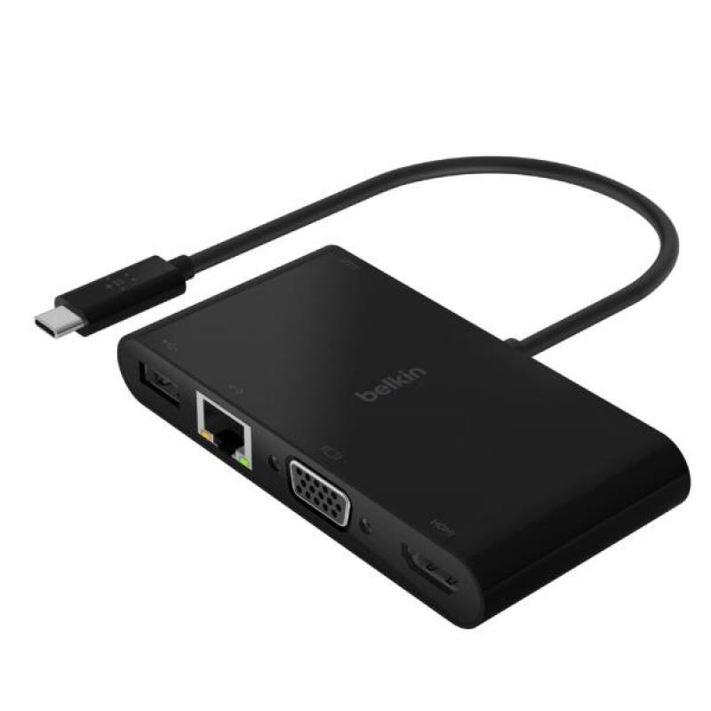 Adaptador multimedia + carga usb-c