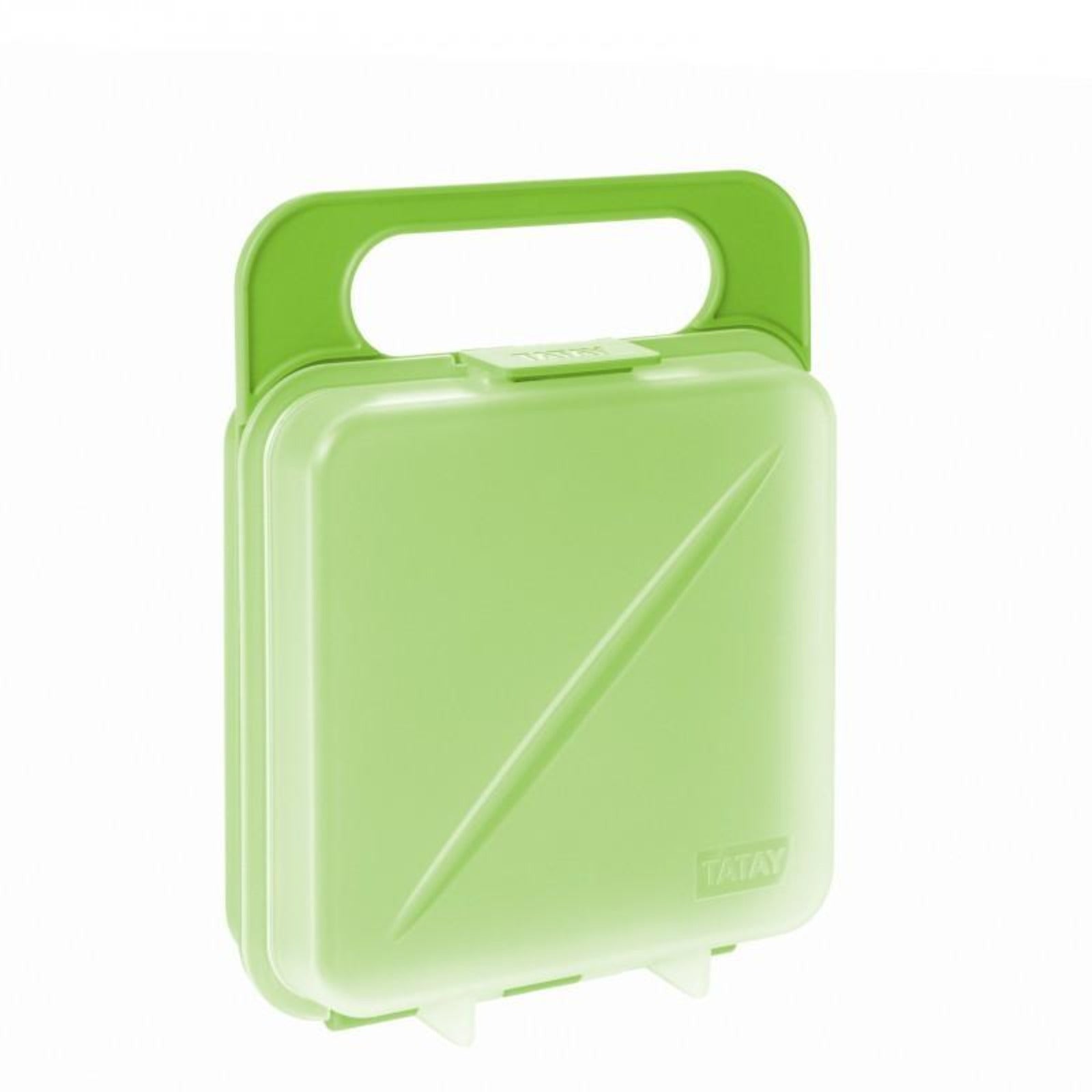 TATAY - Porta Sándwich Infantil Reutilizable y Ecológico. Verde