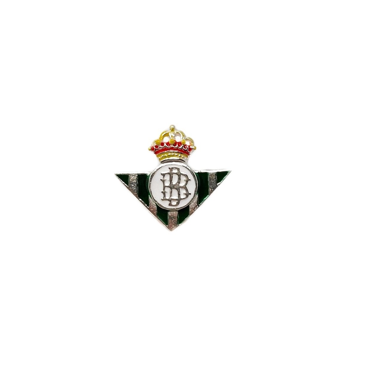 Real Betis Balompié escudo pin plata Ley 925m esmalte