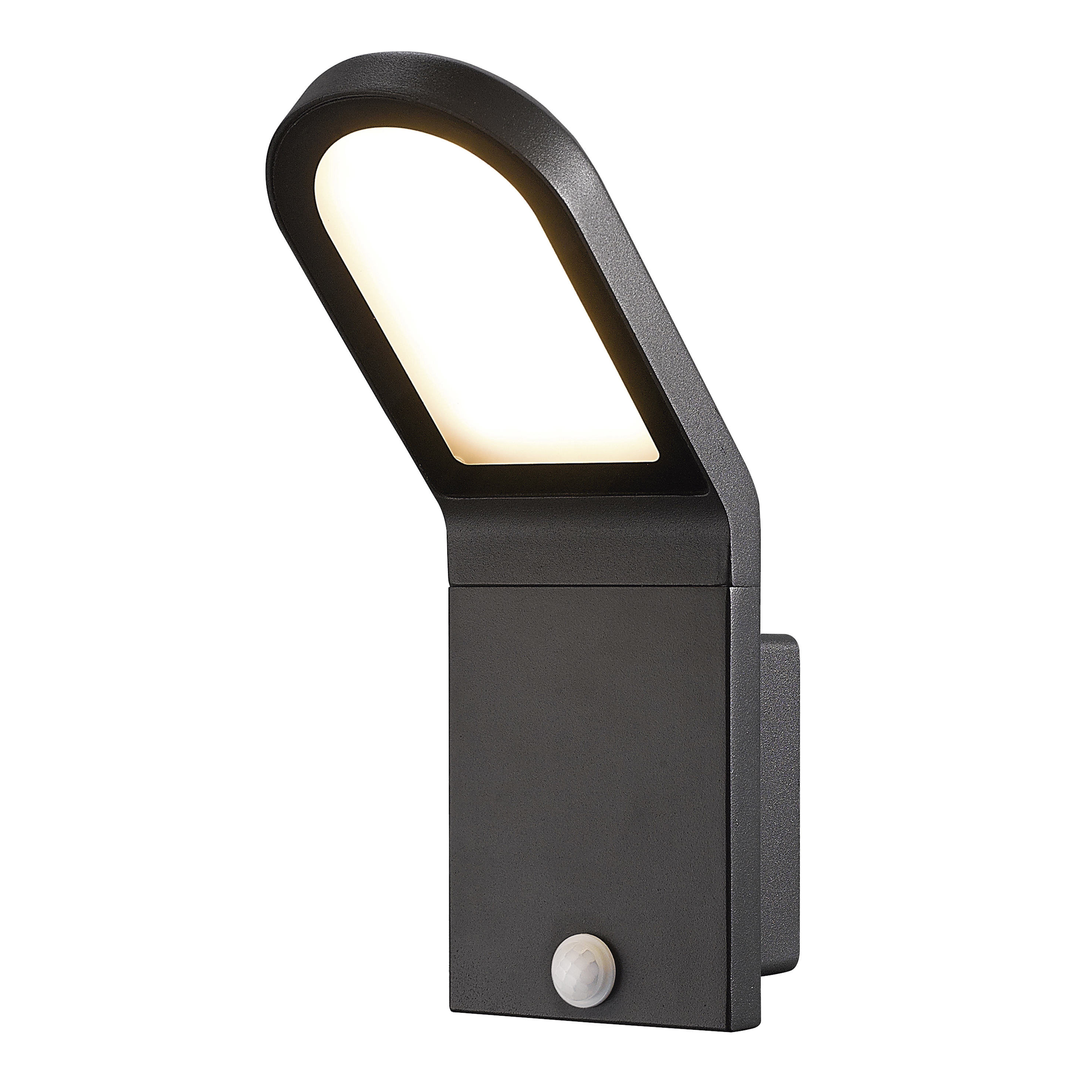 Aplique de Pared Novolux Lighting CASTELLO - Uso Exterior - Sensor - IP54 - LED SMD - 10W - 1200lm - CRI80 - 3000K - Crepuscular - Movimiento - Antracita