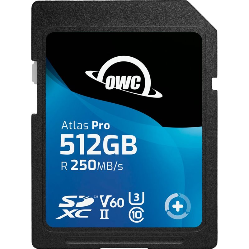 Tarjeta multimedia Atlas Pro SDXC UHS-II V60 de 512 GB